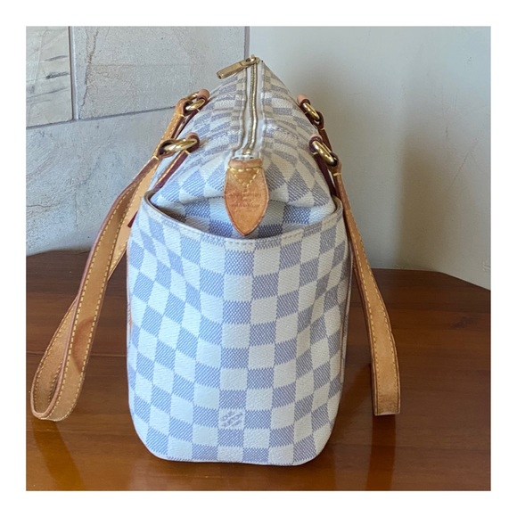 ♥️♥️SOLD LOUIS VUITTON TOTALLY PM AZUR TOTE SHOULDER BAG - Picture 5 of 16